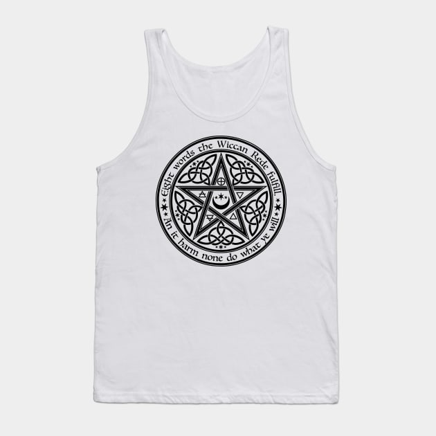 Wiccan Pentagram Tank Top by RavenWake